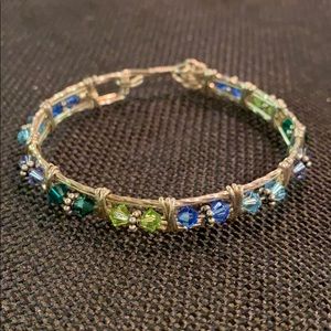 Brand New Handmade Sterling Swarovski Bracelet